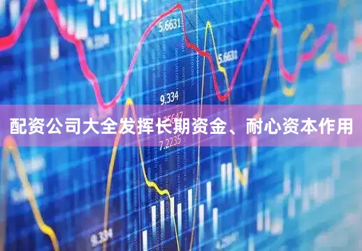 配资公司大全发挥长期资金、耐心资本作用