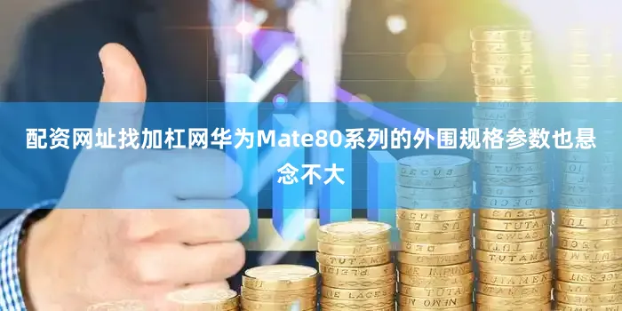 配资网址找加杠网华为Mate80系列的外围规格参数也悬念不大